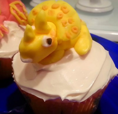 Maybe I watched the Land Before Time movies too many times. Cupcake By: Elizabeth Preston Photo By: Elizabeth Preston