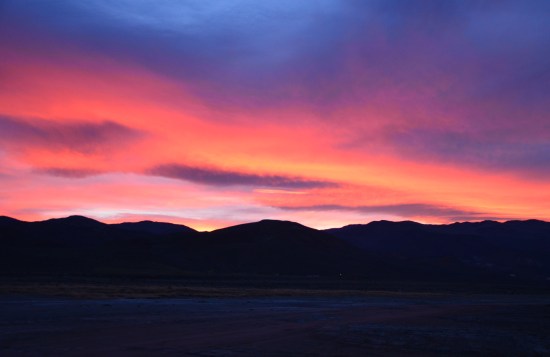 I couldn't bear to Photoshop this picture.  So voila--you see exactly what I saw that evening. Photo By: Elizabeth Preston